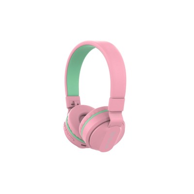 Casti Over-Ear Bluetooth Tellur Buddy, roz