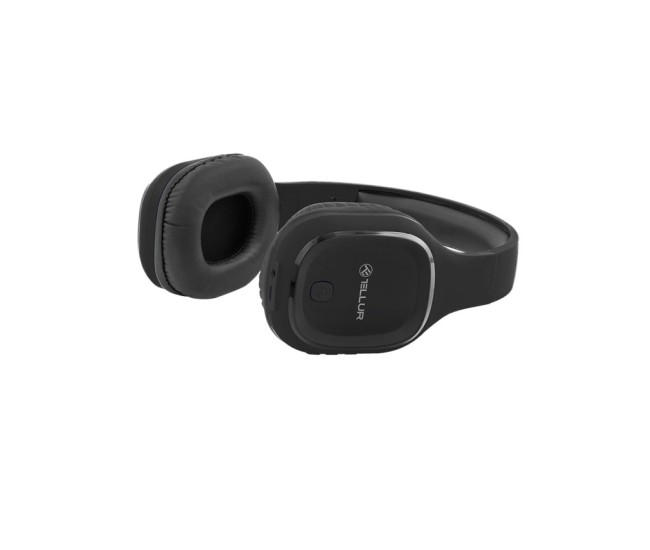 Casti Over-ear Bluetooth Tellur Pulse, Microfon, Negru