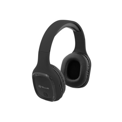 Casti Over-ear Bluetooth Tellur Pulse, Microfon, Negru