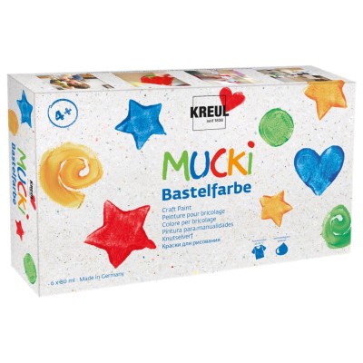 Craft paint Mucki 80 ml 6/set