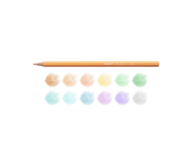 Creioane color Carioca Pastel 12/set Creioane color Carioca Pastel 12/set