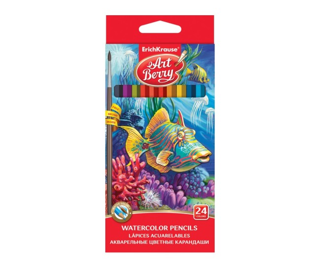 Creioane color tip Aquarell EK ArtBerry 24/set