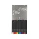 Creioane colorate triunghiulare black edition cutie metal Faber-Castell 24 culori/set