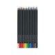 Creioane colorate triunghiulare black edition Faber-Castell 12 culori/set Creioane colorate triunghiulare black edition Faber-Castell 12 culori/set