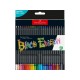 Creioane colorate triunghiulare black edition Faber-Castell 24 culori/set Creioane colorate triunghiulare black edition Faber-Castell 24 culori/set