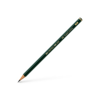 Creion grafit 2B hexagonal Castell 9000 Faber-Castell