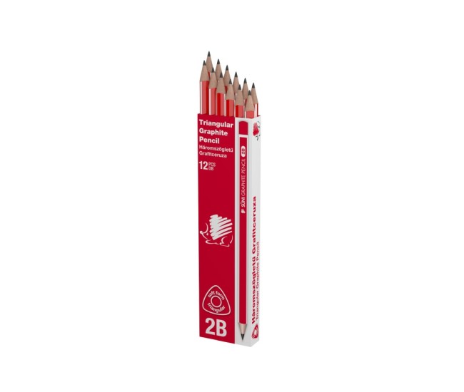 Creion grafit 2B Ico Arici 12/cutie Creion grafit 2B Ico Arici 12/cutie