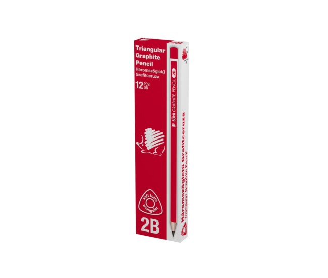 Creion grafit 2B Ico Arici 12/cutie Creion grafit 2B Ico Arici 12/cutie