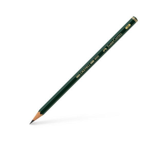 Creion grafit 3B hexagonal Castell 9000 Faber-Castell Creion grafit 3B hexagonal Castell 9000 Faber-Castell