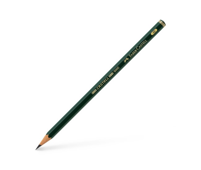 Creion grafit 4B hexagonal Castell 9000 Faber-Castell Creion grafit 4B hexagonal Castell 9000 Faber-Castell