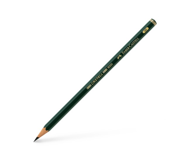 Creion grafit 8B hexagonal Castell 9000 Faber-Castell Creion grafit 8B hexagonal Castell 9000 Faber-Castell