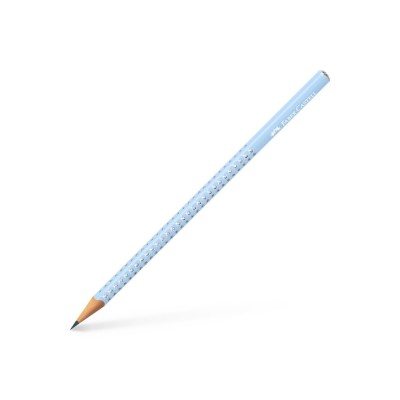 Creion grafit B rotund sparkle bleu sky 2024 Faber-Castell