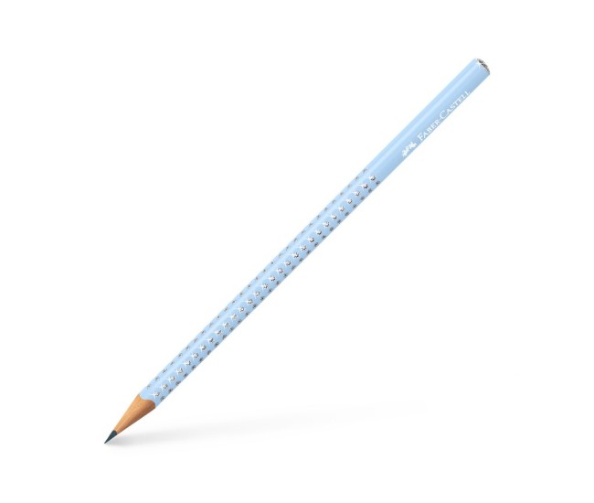 Creion grafit B rotund sparkle bleu sky 2024 Faber-Castell Creion grafit B rotund sparkle bleu sky 2024 Faber-Castell