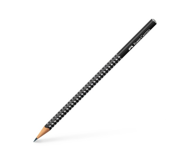 Creion grafit B rotund sparkle negru 2024 Faber-Castell Creion grafit B rotund sparkle negru 2024 Faber-Castell