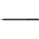 Creion grafit B triunghiular grip sparkle lemn negru midnight rose Faber-Castell