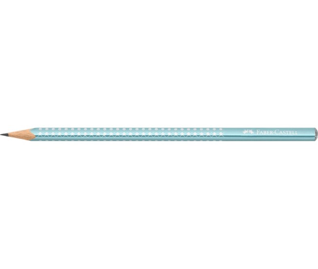Creion grafit B triunghiular sparkle bleu ocean metalizat 2023 Faber-Castell Creion grafit B triunghiular sparkle bleu ocean metalizat 2023 Faber-Castell