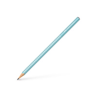 Creion grafit B triunghiular sparkle bleu ocean metalizat 2023 Faber-Castell