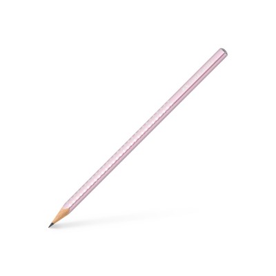 Creion grafit B triunghiular sparkle rose metalizat 2023 Faber-Castell