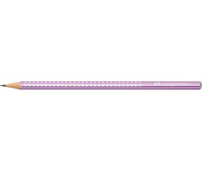 Creion grafit B triunghiular sparkle violet metalizat 2023 Faber-Castell Creion grafit B triunghiular sparkle violet metalizat 2023 Faber-Castell