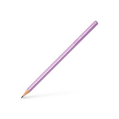 Creion grafit B triunghiular sparkle violet metalizat 2023 Faber-Castell