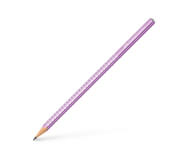 Creion grafit B triunghiular sparkle violet metalizat 2023 Faber-Castell Creion grafit B triunghiular sparkle violet metalizat 2023 Faber-Castell