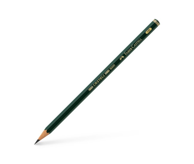 Creion grafit HB hexagonal Castell 9000 Faber-Castell Creion grafit HB hexagonal Castell 9000 Faber-Castell