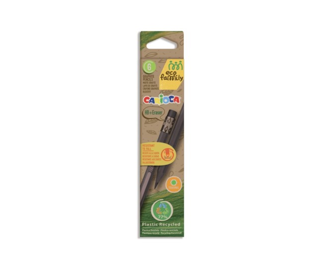 Creion HB Carioca EcoFamily 6/set Creion HB Carioca EcoFamily 6/set