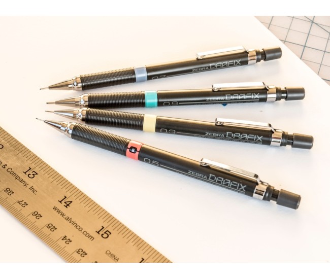 Creion mecanic 0.7 mm Zebra Drafix Creion mecanic 0.7 mm Zebra Drafix