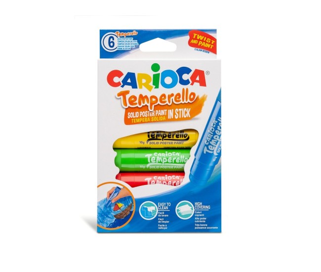 Creion-tempera Temperello Carioca 6/set Creion-tempera Temperello Carioca 6/set