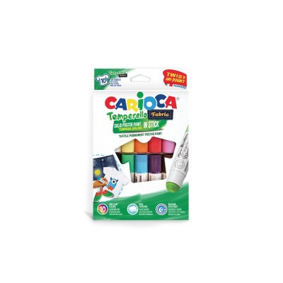 Creion-tempera Temperello Fabric Carioca 10/set