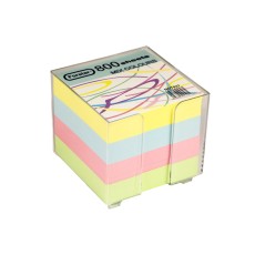 Cub hartie color cu suport 9 x 9 cm 800 file Forster