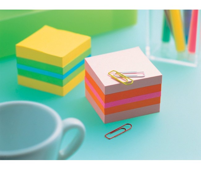 Notes adeziv 51 x 51 mm 400 file mini cub Post-it 3M Notes adeziv 51 x 51 mm 400 file mini cub Post-it 3M