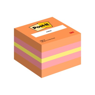 Notes adeziv 51 x 51 mm 400 file mini cub Post-it 3M