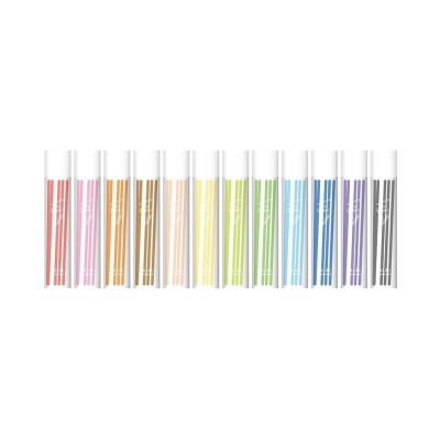 Cutie cu 24 de seturi rezerve pentru creion colorat mecanic din plastic M&G (12 culori x 2 set per culoare, 6 mine per set)