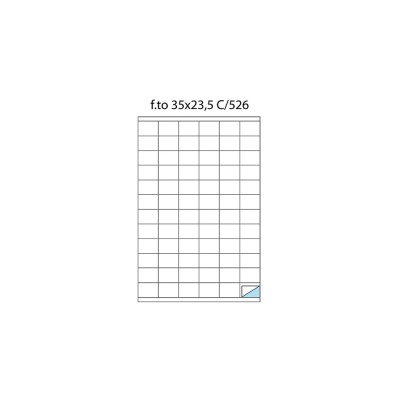 Etichete 72/A4 35 x 23,5 100/cutie
