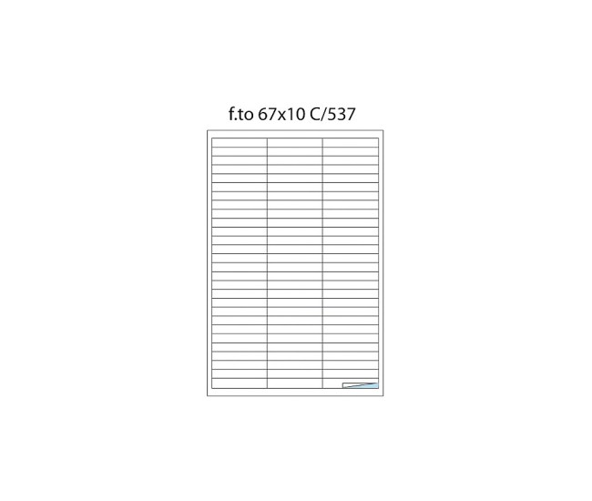 Etichete 84/A4 67 x 10 100/cutie