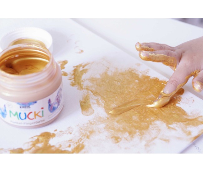 Finger Paint Gleaming Mucki 150 ml 4/set