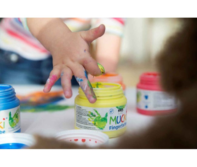Finger Paint Mucki 150 ml 6/set