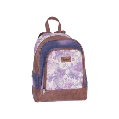 Ghiozdan Pulse Jeans Floral