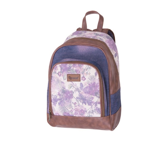 Ghiozdan Pulse Jeans Floral Ghiozdan Pulse Jeans Floral