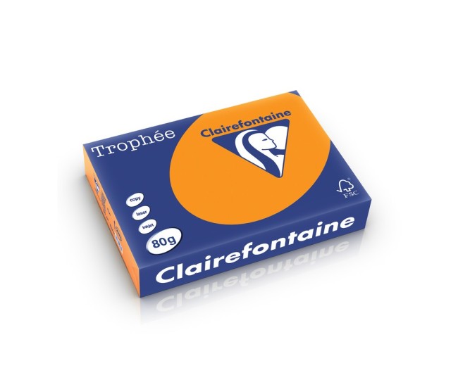 Hartie A4 80 g/mp color intens fluo 500/top Clairefontaine Hartie A4 80 g/mp color intens fluo 500/top Clairefontaine