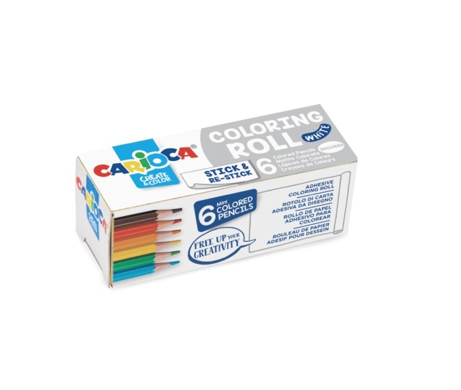 Hartie mini coloring roll Carioca 85 x 10 cm