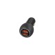 Incarcator auto Tellur FCC8 6A 36W (QC 3.0 + QC 3.0), negru