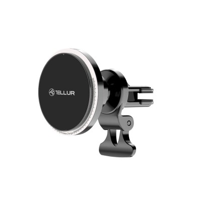 Incarcator auto wireless Tellur, compatibil MagSafe, 15W, negru Incarcator auto wireless Tellur, compatibil MagSafe, 15W, negru