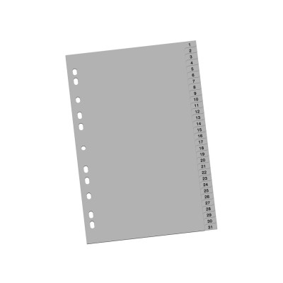 Index plastic 1-31