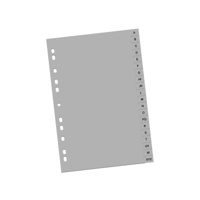 Index plastic A-Z