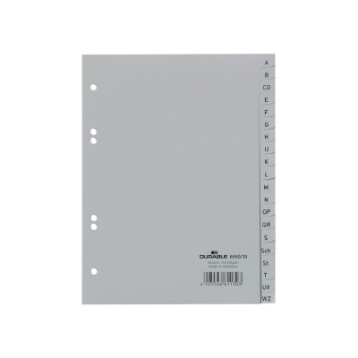 Index plastic A5 A-Z Durable Index plastic A5 A-Z Durable