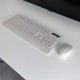 Kit tastatura si mouse fara fir Tellur Green, 2.4GHz, nano receiver, crem Kit tastatura si mouse fara fir Tellur Green, 2.4GHz, nano receiver, crem
