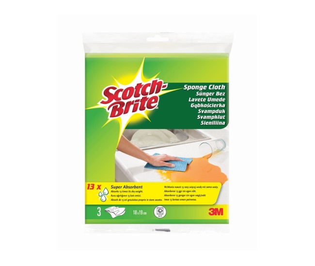 Lavete umede Scotch-Brite 3 buc/set Lavete umede Scotch-Brite 3 buc/set