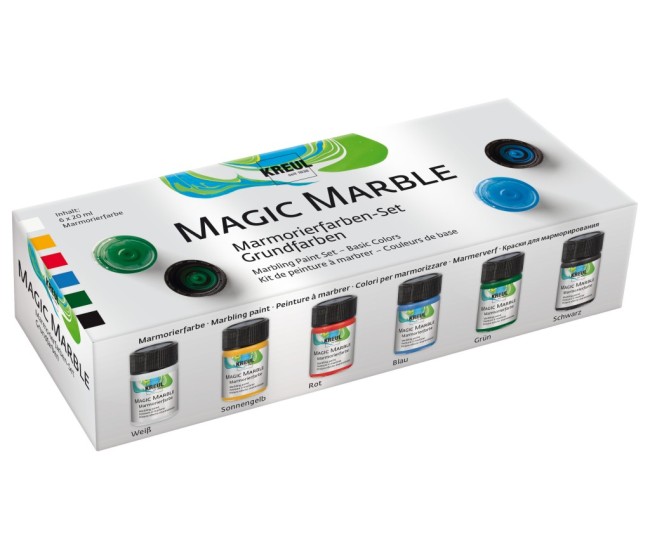 Vopsea Kreul Magic Marble Basic 20 ml 6/set Vopsea Kreul Magic Marble Basic 20 ml 6/set